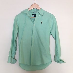 Mint button down by polo Ralph Lauren